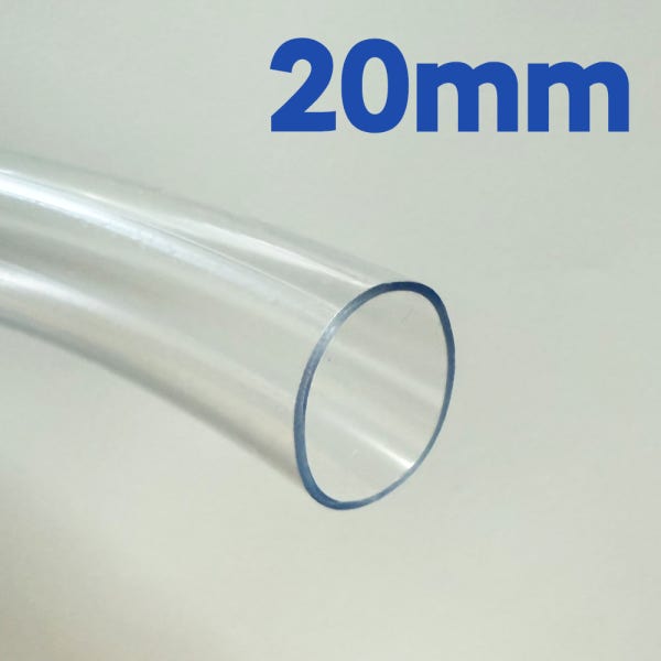 국산 PVC 투명 호스 물호스 수평 배수 호스 내경 20mm 1M