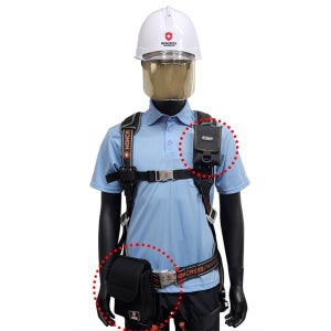 도지나 주상 안전대 산업용 완강기 고소 작업 추락 방지 허리 안전 벨트 로프