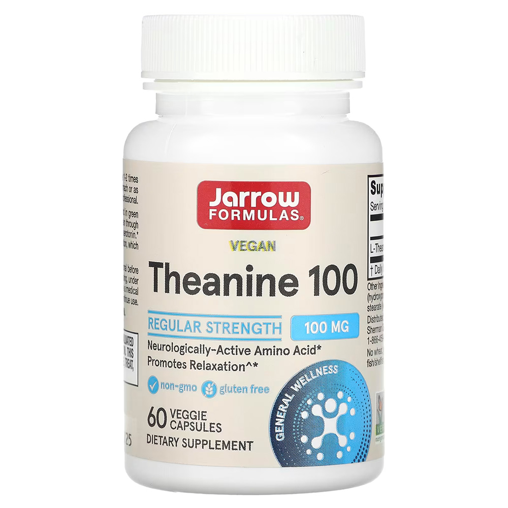 자로우 재로우 포뮬러스 <b>테아닌</b> <b>Theanine</b> 100mg 60정 베지 캡슐