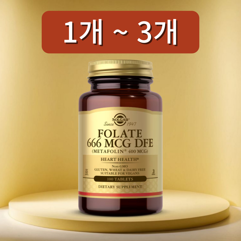 솔가 활성 엽산 활성형 400mcg 100정, 1개