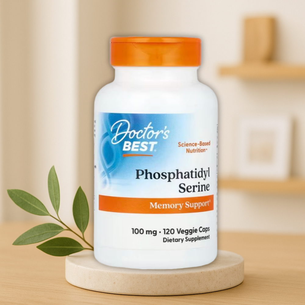 닥터스베스트 <b>포스파티딜세린 100mg</b> Phosphatidyl Serine 120캡슐, 1개