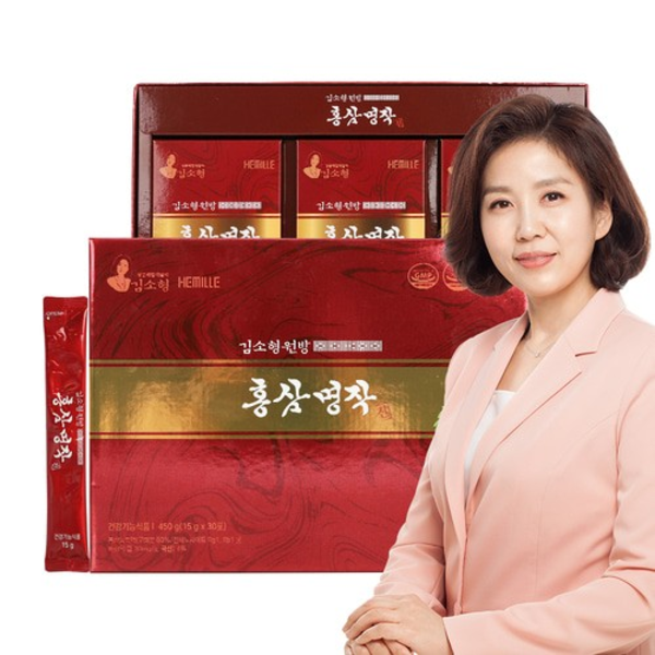 김소형원방 홍삼명작진 15g x 30포 체력 강화 <b>만성피로</b> 개선 30포, 1개