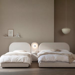 젠티스 에뜨앙 무드 모던 / 클래식 / 플레인 조야 패브릭 침대프레임 SS