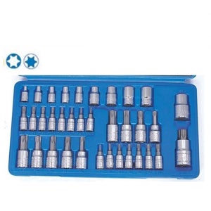 세신 35PCS 1/2 3/8 1/4 육각비트소켓 별소켓 복스알 복스SB-TBS35H