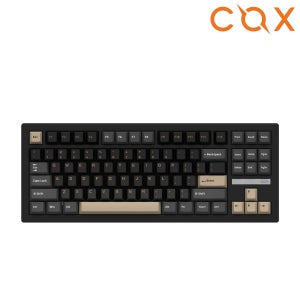 COX CK88 유무선 게이밍 기계식 키보드 로얄 블랙, 딥씨축