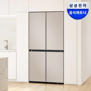 삼성전자 비스포크 4도어 양문형냉장고 키친핏 1등급 키친핏맥스 UV청정탈취