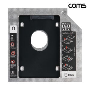 Coms 노트북 멀티부스트 9.5mm HDD SSD 추가 BF472