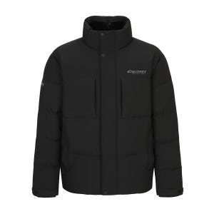 [디스커버리] 남성 레스터G 하이넥 구스다운 숏패딩 (BLACK) DMDJ63056