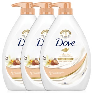 도브 바디워시 대용량 바디클렌져 시어버터, 1L, 3개