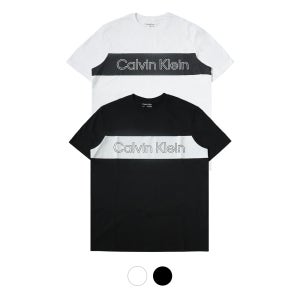 캘빈클라인 아이코닉 블록 로고 CK 반팔티