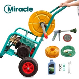 미라클 밀차형 고압 동력분무기 농업용 압축 농약 분무기 밀차 전기엔진 동력 분사기