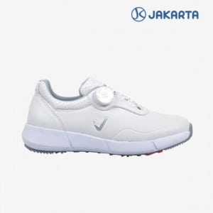 자카르타 J801라이트 다이얼 여성 골프화 흰색