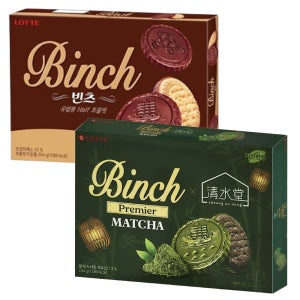 롯데 빈츠 오리지널 말차 204g x 2종 [한정판]
