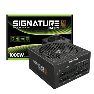 AONE 시그니처 1000W 80PLUS 브론즈 풀모듈러 베이직 ATX 3.1 (블랙) 파워