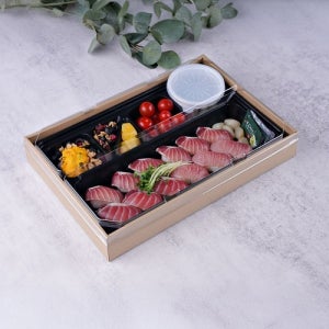 ECO-VIP도시락 2호 6칸 고급도시락 케이터링 단체도시락 200개세트 뚜껑포함