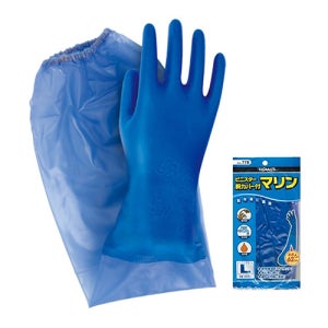 토와 TOWA 핸드오일 778 PVC 풀코팅 토시형 내유 장갑