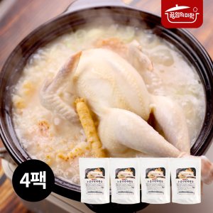 가마솥 누룽지 영계백숙 800g, 4개