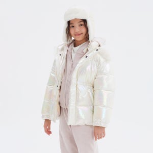 [스파오 키즈] 파스텔 퍼 탈착 후드 푸퍼 (하이브리드 다운)_SPJDF4VKG1