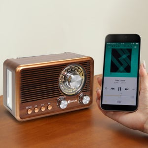 ANAM R50 레트로 블루투스 라디오 휴대용 스피커