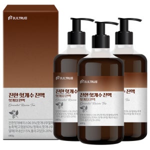 빌트루 진한 헛개수 진액 헛개차 원액 , 480g, 3개
