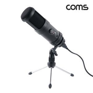 Coms EP176 USB 콘덴서 마이크 스탠드 1인미디어방송 녹음