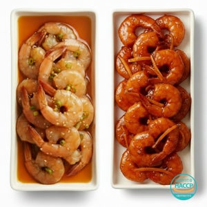 신선수라간 깐새우장 간장 양념 순살 새우장 300g