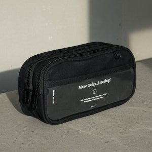 뮤니드 플레이 쓰리 포켓 필통 파우치