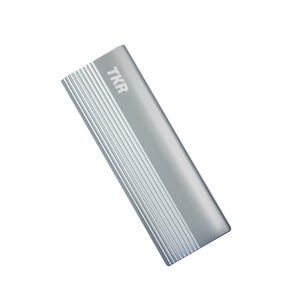 TKR-K1 포터블 알루미늄 NVMe 외장SSD 256GB, 실버