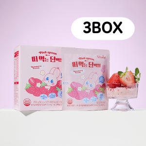 플로렌 떠먹는단백질 딸기 요거트 단백질쉐이크 프로틴 그릭요거트 5팩 250g, 3개