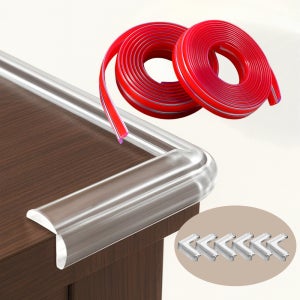 투명 모서리 보호대 코너 가드 기둥 책상 아기 보호 방지 쿠션 4M