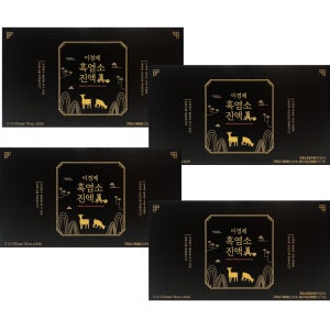 이경제 흑염소진액 진 리뉴얼 4박스