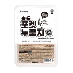 아기 누룽지 칩 맛있는 바삭한 얇은 간판 과자 고소한 유아 간식 429g