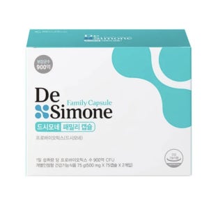 드시모네 패밀리 캡슐 500mg x 150캡슐 장면역 식물성 900억 고함량 유산균