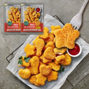 애슐리 크리스피 치킨너겟 1kg+1kg (총 2개) 순살 어린이 간식 텐더