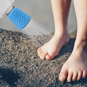 캠핑샤워기 휴대용샤워기 실리콘 야외 여행용 물병 헤드 애견