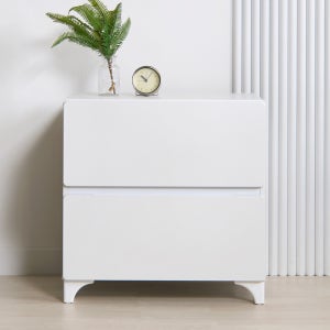 레나 600 2단 서랍장 침대 쇼파 사이드 협탁 테이블 안방 드레스룸 미니 옷 수납장