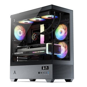 앱코 U30P 마린+디스플레이 (블랙) PC 케이스