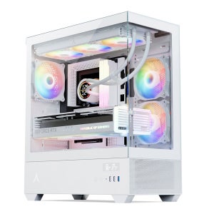 앱코 U30P 마린+디스플레이 (화이트) PC 케이스