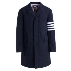 [톰브라운] 24FW 사선 완장 패딩 코트 네이비 MOD066X 07259 415