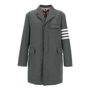 [톰브라운] 24FW 사선 완장 패딩 코트 메드그레이 MOD066X 07259 035