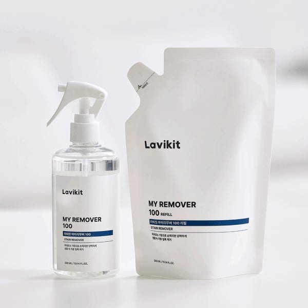 라비킷 마이리무버 본품 300ml 1개 + 리필팩 300ml 1개 얼룩 찌든때 제거제