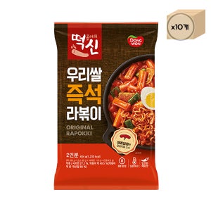 동원 떡볶이의신 우리쌀 즉석라볶이 404g x 10개 1박스