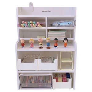 마켓플랜 모던 심플 다용도 데스크 정리 수납함