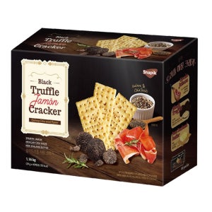 Snapik 블랙 트러플 하몽크래커 <b>코스트코</b> 비스킷 트러플향, 1.16kg, 1개