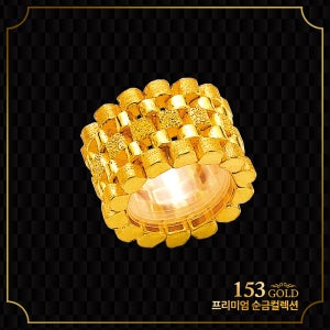 153 [최신]24K 순금반지 YEJ 776 로렉스 반지 7.5g(2돈 두돈)