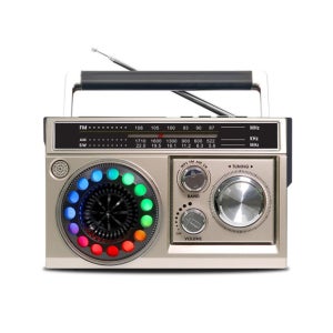 쇼핑의서 컴팩트 미니 레트로 블루투스 휴대용 라디오