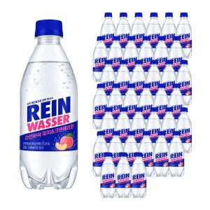 라인바싸 탄산음료 피치크랜베리 500ml x 40페트