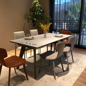 전시품 더홈 라구나 세라믹식탁 확장형 1800