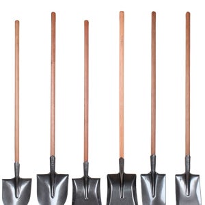 농업용 좁은삽 원예 도랑 농업 망간강 슬러지 배수로 긴삽