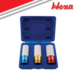 HEXA 1/2 휠너트소켓 휠 복스알 육각소켓 3PCS 17MM 19MM 21MM